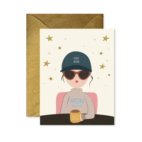 Cool Mom, Super Mom, Best Mom card